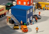 Faller 130134 4 Baucontainer Blau Neu In Ovp