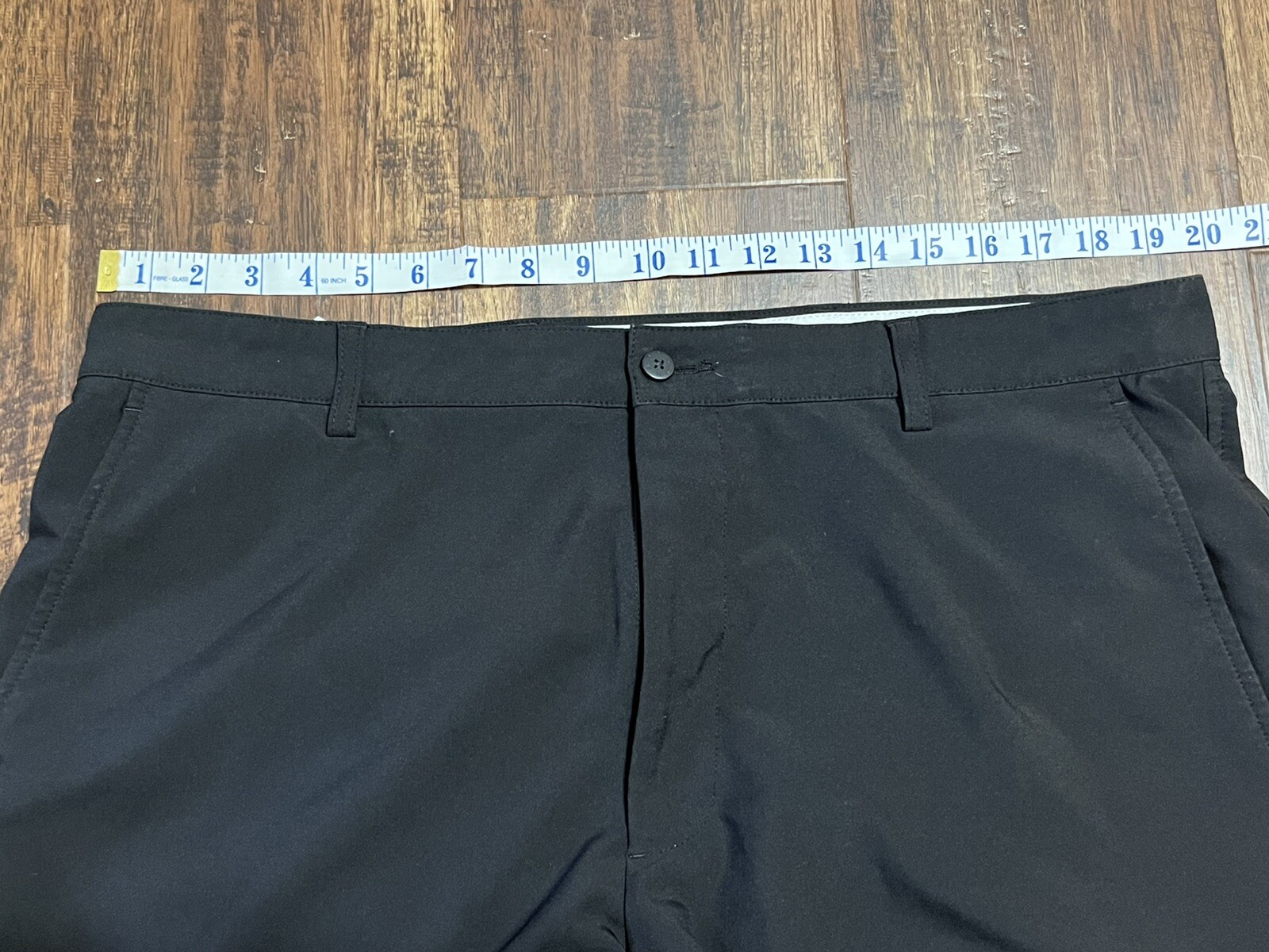 FootJoy Mens Black Golf Pants 38 X 30 Flat Front Casu… Gem