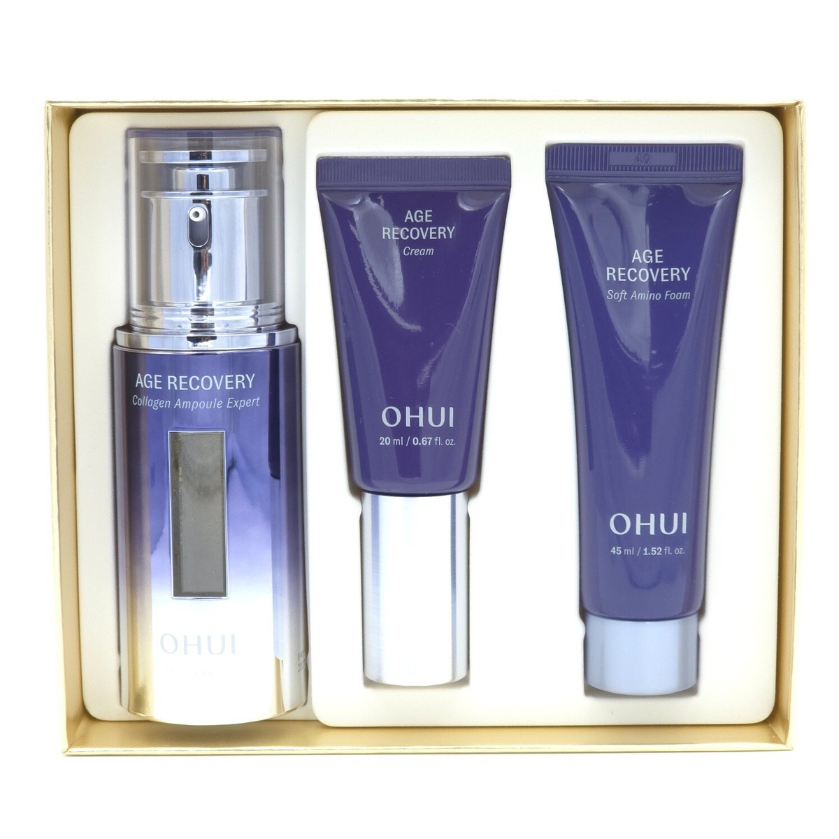 O HUI Age Recovery Collagen Ampoule Expert Special Set 3