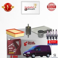 Inspektionskit Filter ÖL Kerzen Peugeot Expert 2.0 16V 100KW 136CV Von 2002->
