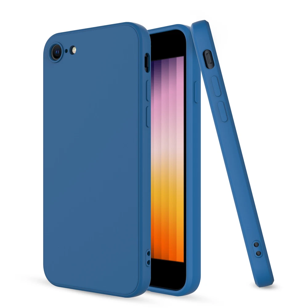 Phone Case For iPhone 7 8 SE 2nd 3rd 2022/2020 Liquid Silicone Screen Protector Phone Case For iPhone 7 8 SE 2nd 3rd 2022/2020 Liquid Silicone Screen Protector
