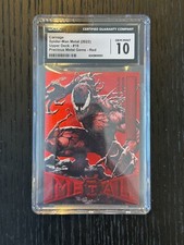 2022 UD Marvel Metal Universe Spider-Man Carnage Red PMG /100 CGC 10 Precious