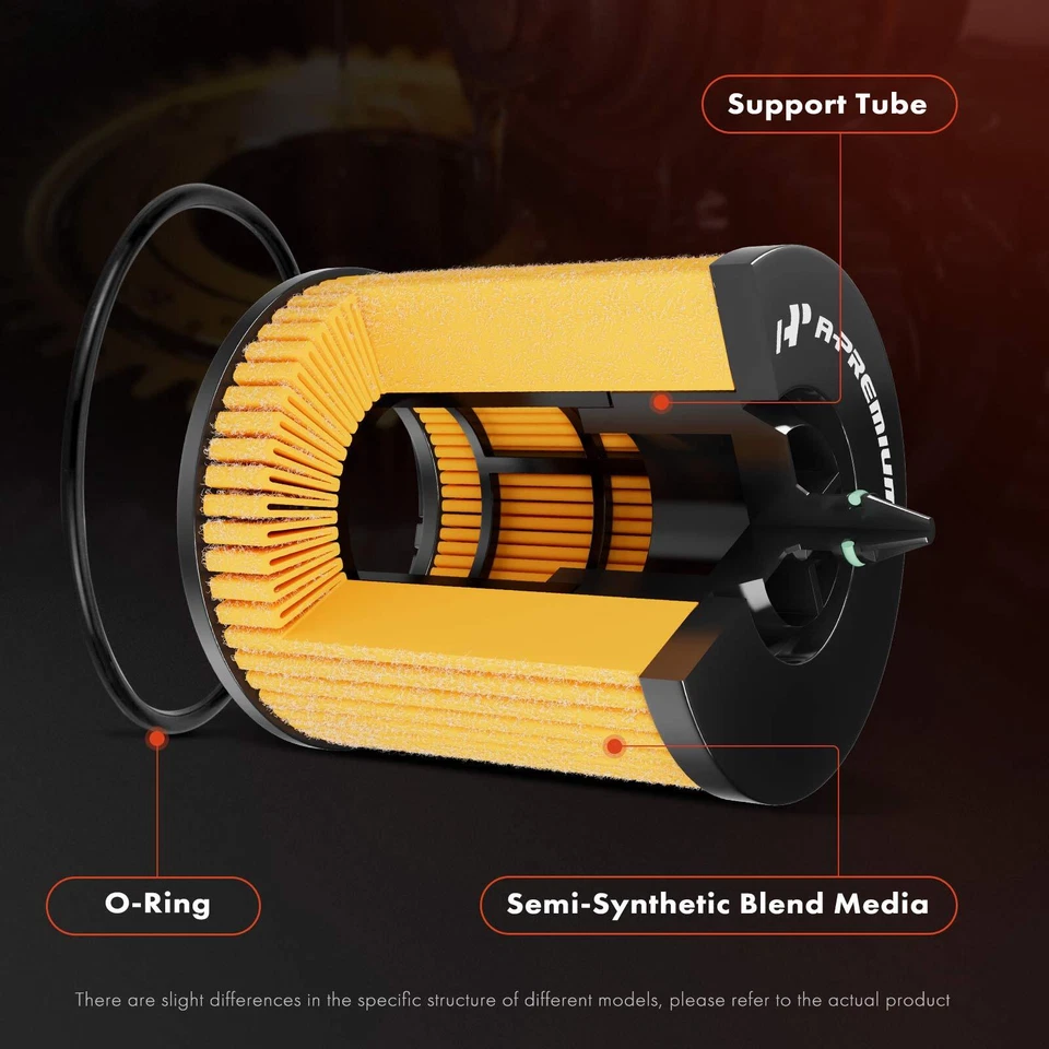 Filtro de óleo do motor 12 peças para Dodge Dart 2013-2016 Fiat 500 2012-2019 500L Jeep - Imagem 3 de 4