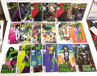 She-Hulk #7-15 with Variants Huge Lot of 21 Comics 2023 Marvel Comics Very Nice