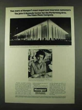 1973 Kemper Insurance Ad - Kennedy Center for the Arts