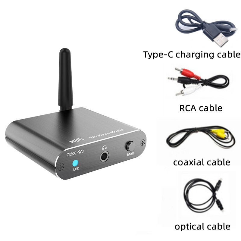 HIFI Music Wireless Bluetooth 5.2 Receiver Audio Adapter D300-HD