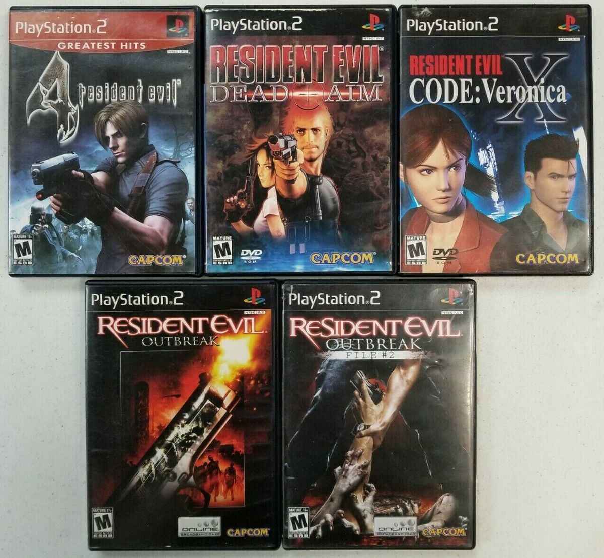 Horror Survival games (Playstation 2) PS2 Tested Resident Evil