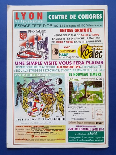 LE MONDE DES PHILATELISTES / Mai 1998 Numéro 529 / Revue Magazine Timbres - Picture 2 of 2