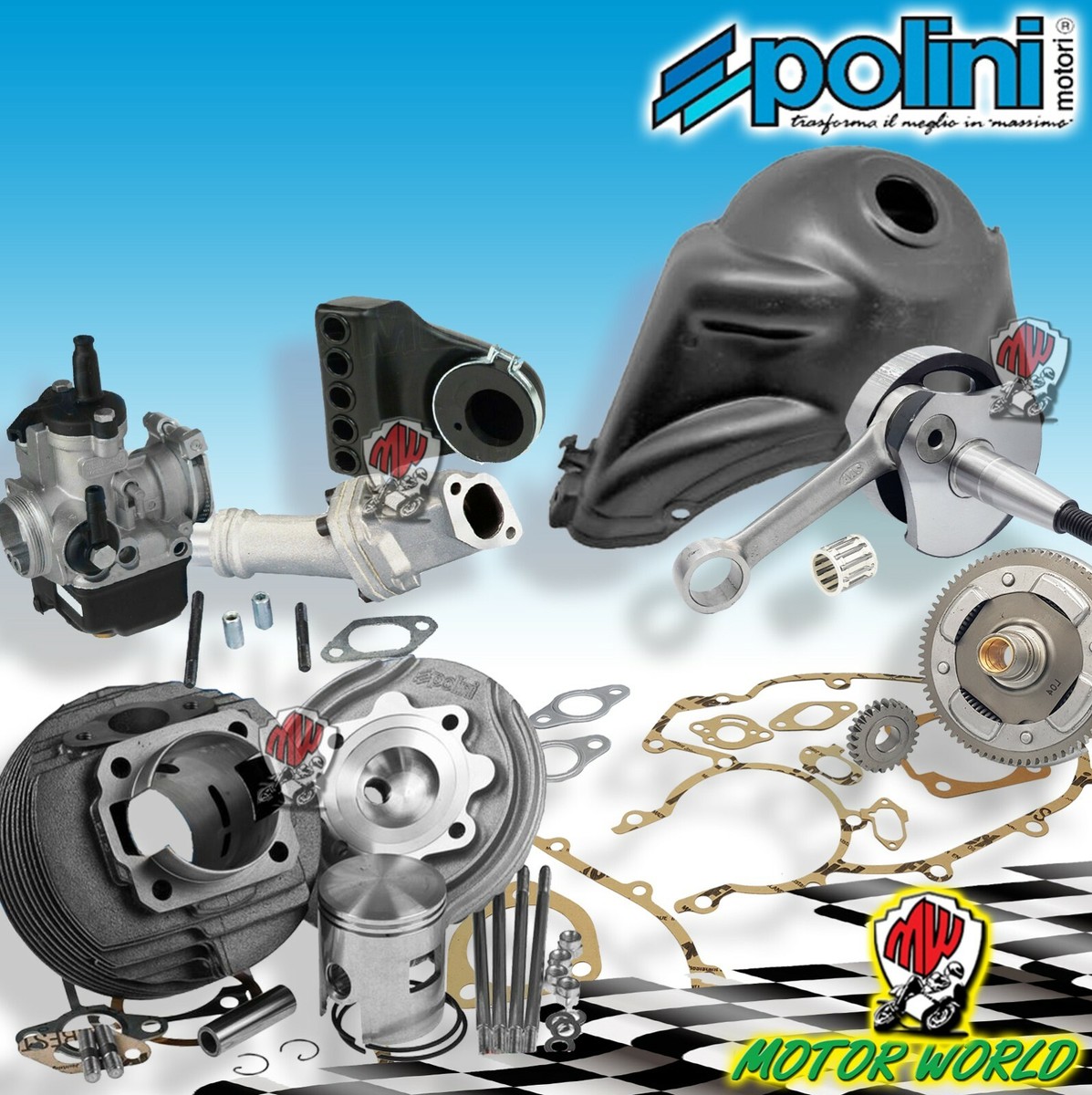 HOT Scooter 130 Polini Vespa Pk Ape 50 Vespa Polini 130 Polini