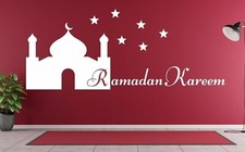 RAMADAN KAREEM Wandtattoo Aufkleber Wandmotiv Opferfest Arabisch Islam