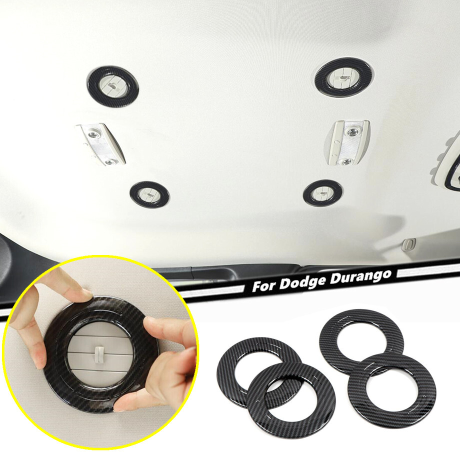 2011-2024 Dodge Durango Carbon Fiber Roof Vent Cover Trim