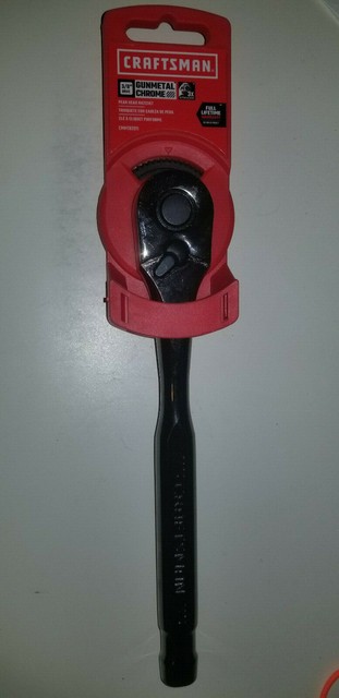 Craftsman 3/8" 120 Tooth Ratchet Gunmetal Chrome Lifetime Warranty | eBay