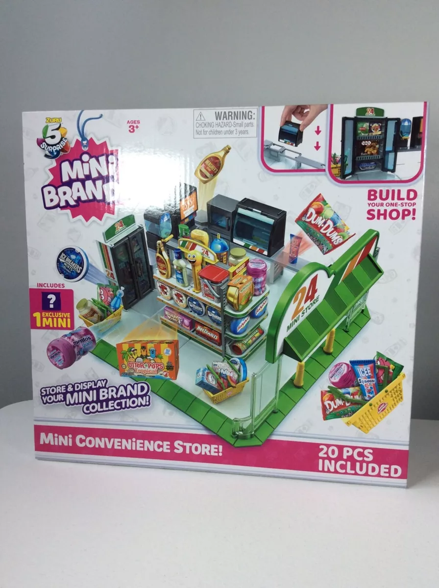 5 Surprise Mini Brands Mini Convenience Store Playset with 1 Exclusive Mini