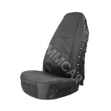 Fundas de asiento de coche para accesorios de asiento de cubo con respaldo alto con bolsa de almacenamiento de múltiples bolsillos