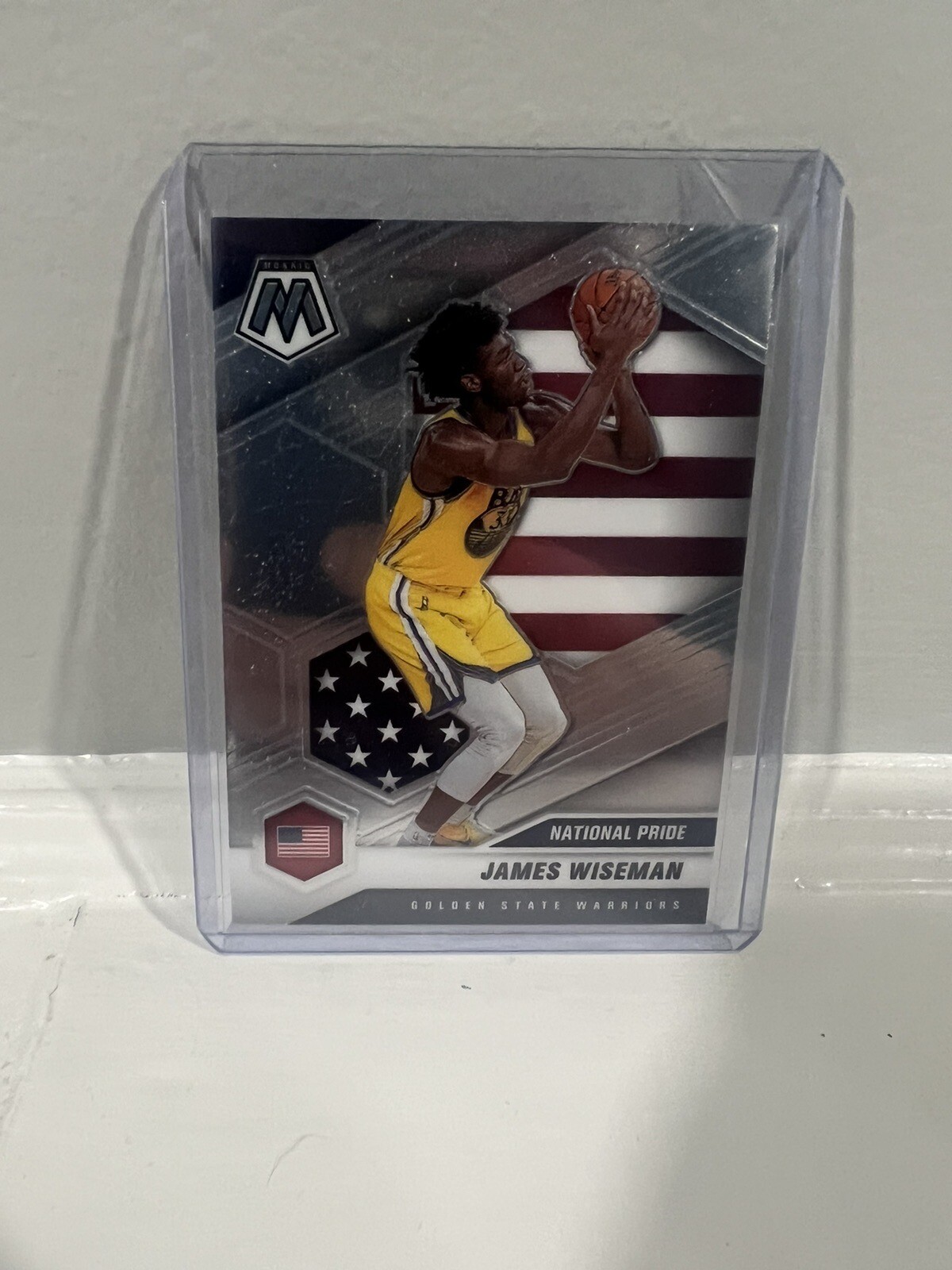 2020-21 Panini Mosaic National Pride #260 James Wiseman RC Golden State Warriors