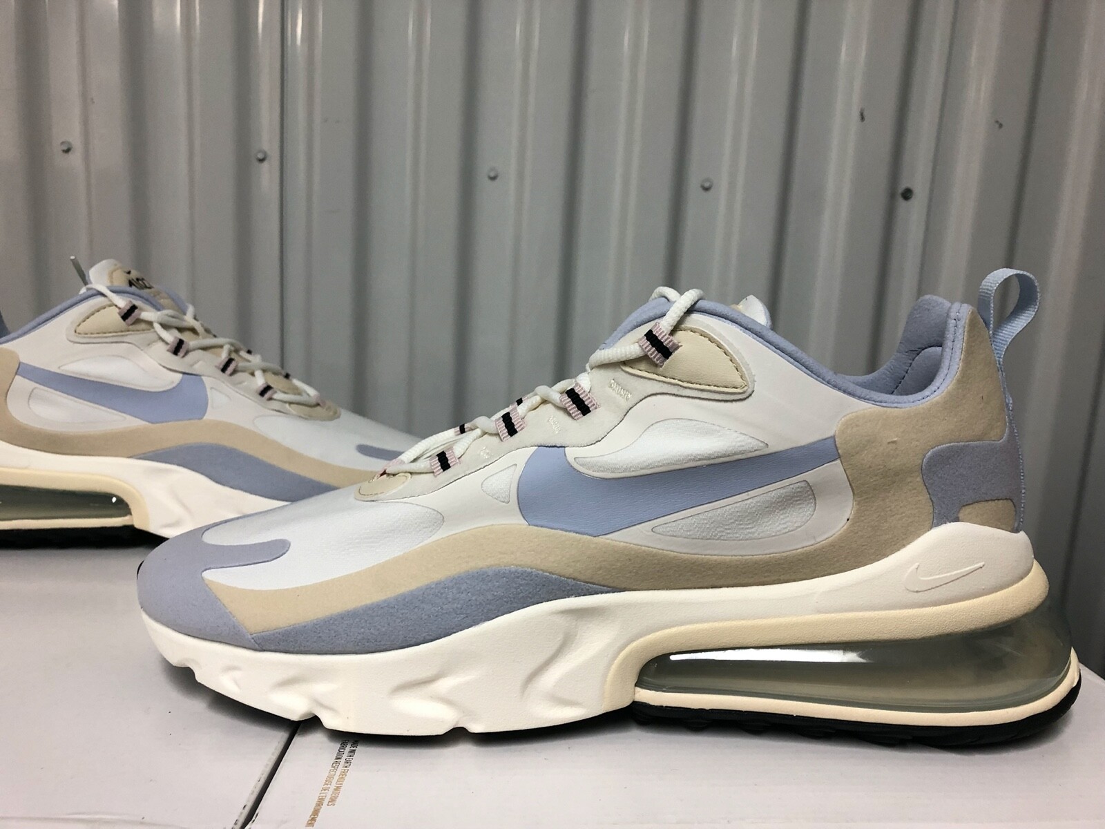 Size 11 5 Nike Air Max 270 React White Fossil For Sale Online Ebay Size 11 5 Nike Air Max 270 React White Fossil For Sale Online Ebay