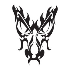 Dragon Head Tribal - Vinyl Decal Sticker - Multiple Color Sizes - Ebn221 Dragon Head Tribal - Vinyl Decal Sticker - Multiple Color Sizes - Ebn221