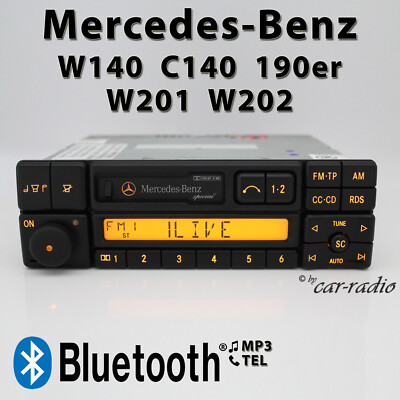 Genuine Mercedes Special BE2210 Bluetooth Radio MP3 190 Series W201 W202 W140 C140