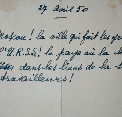 Eluard, Sänger der UdSSR von Stalin