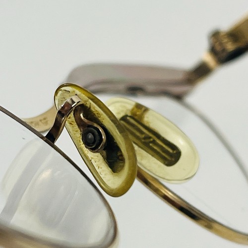 VTG American Optical Glasses Cat Eye 1/10 12k GF Gold Filled AO Perfect Mate MCM - Picture 15 of 21