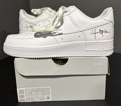 Size 10 Nike Air Force 1 07 x Travis Scott Low Utopia NEW 