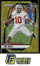2024 Panini Ohio State University #15 Troy Smith Prizm Gold #/10