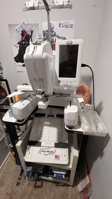 babylock alliance embroidery machine + Stand And Hoops