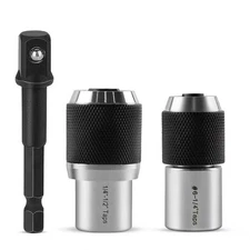 Tap Socket Set 3pcs with Adjustable Jaws, 3/8" Drive Tap Handle Tool for Reamers