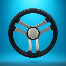 Benaco Boat Steering Wheel Brushed Aluminum S...