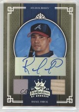 2005 Donruss Diamond Kings 4/25 Rafael Furcal #18 Auto 9hx