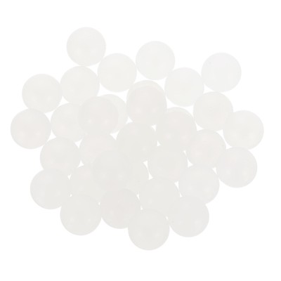 200pcs PP Plastic Bearing Balls 12mm Solid Plastic Ball, White