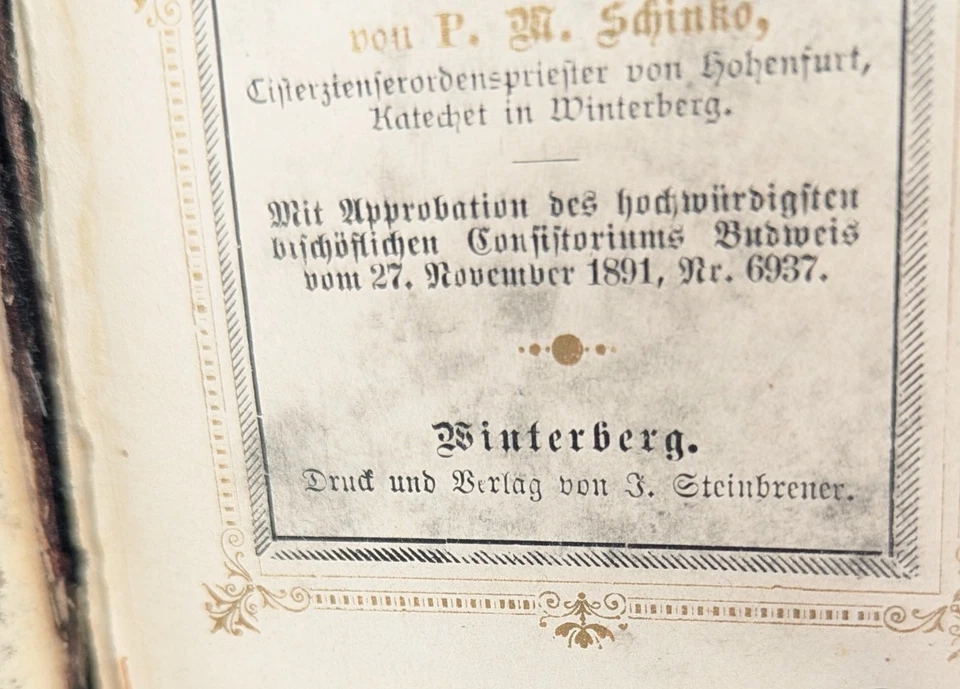 Trost im Alter! (Comfort in Old Age) German Catholic Prayer Book Published 1891 Foto 4 de 4