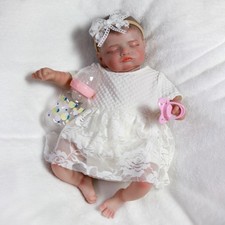 Realistic Reborn Baby Dolls Vinyl Silicone Girl Doll Lifelike Newborn Baby Gift