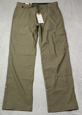 New Prana Pants Mens 31x30 Stretch Zion II Relaxed Fit Straight Leg Slate Green
