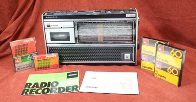 GRUNDIG Radio Kassettenrecorder C 6000 Automatic mit Schaltplan/Anleitung und MC