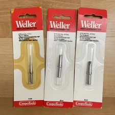 Weller WEC24/EC1201 Soldering Pencil Tip Replacement Lot of 3 Long Screwdriver