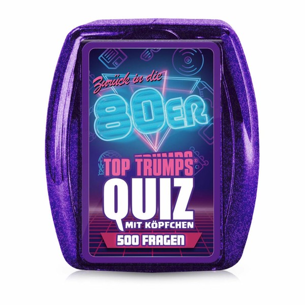 Winning Moves Top Trumps Quiz 80Er Quizspiel Gesellschaftsspiel Wissensspiel-image