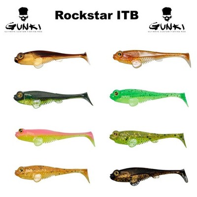 Gunki Rockstar ITB 8,5cm 11cm Kauli Grundel Barsch Zander Hecht Shad