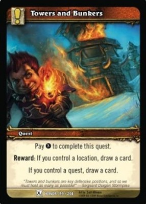 Türme und Bunker - Fields of Honor - World of Warcraft TCG
