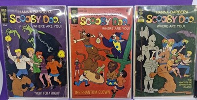 Scooby Doo Where Are You 8 9 10  Gold Key Hanna-Barbera   1971 Bronze Lot of 3