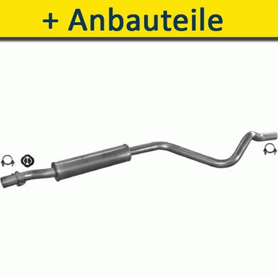 Mitteltopf Auspuff+ für VW GOLF I SCIROCCO 1.8 112/90/90-112PS 1984-1991
