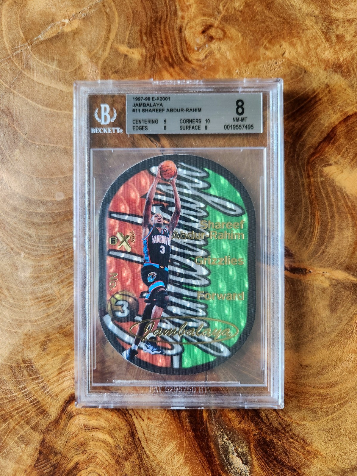1997-98 EX2001 - Jambalaya Shareef Abdur-Rahim BGS 8 #11JB