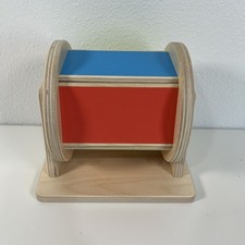 Lovevery Wood Spinning Rainbow with Ball Sound 5-6 Months Baby Sensory Toy