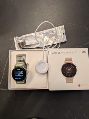 Huawei Watch GT 3 Elegant Edition 42mm Goldfarbenes Edelstahlgehäuse 