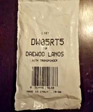 ILCO  2000-2007 Chevrolet Daewoo Transponder Key Blank T5 Chip DW05RT5 ST4