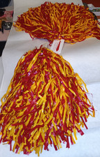 USC  Trojans SC University of Southern California College Pride cheerleader poms