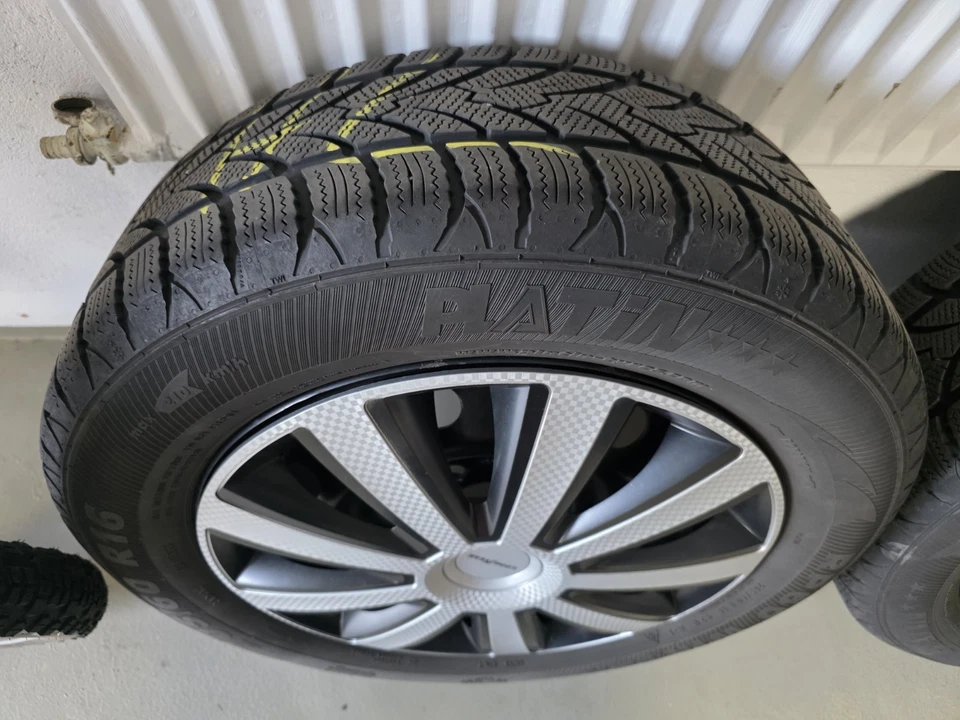 4x 6mm PLATIN 2021 Winterräder Winterreifen für Skoda Kamiq 205/60R16 92H 16zoll - Bild 2 von 4