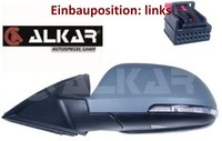 Alkar 6129577 AußEnspiegel Links Spiegel AußEn FüR Skoda
