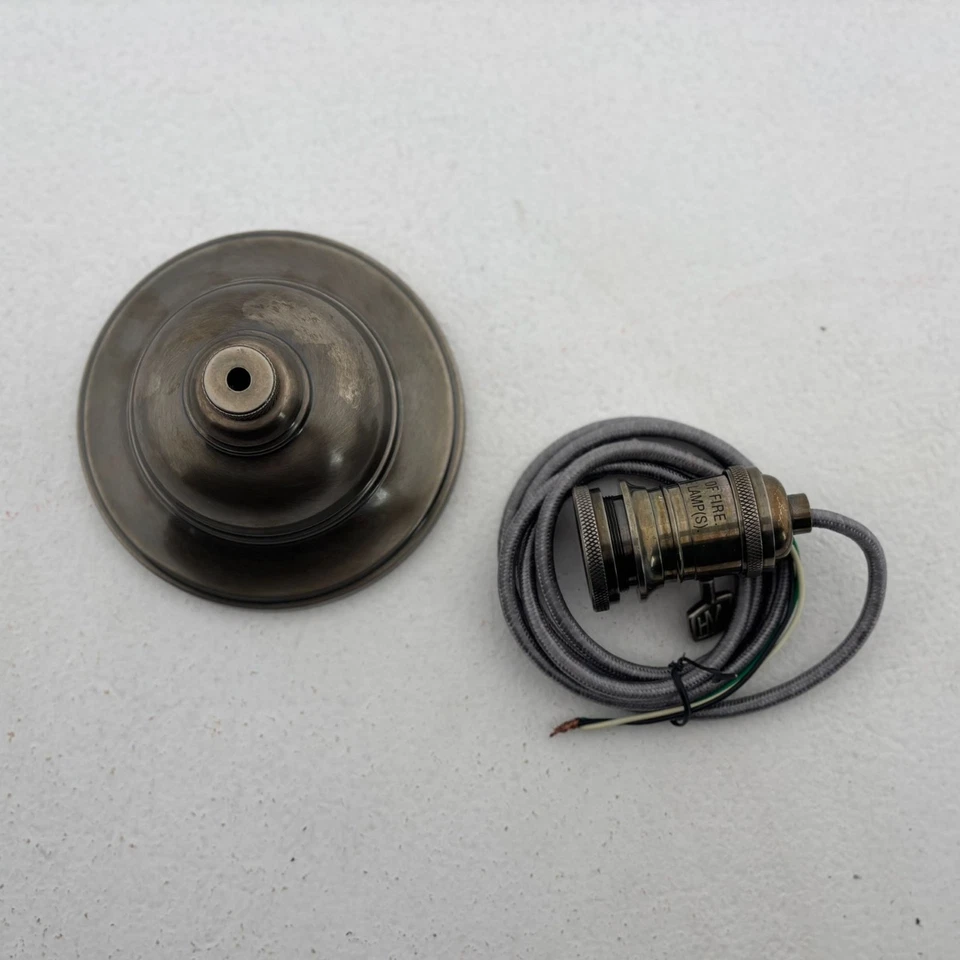 Hudson Valley Lighting 8001-HN-GL4 Historic Nickel Single Light Pendant - Image 4 of 4