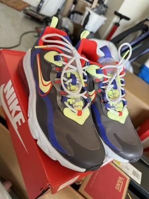 Nike Air Max 270 React GS Size 7Y Grey Barely Volt CT1630-001